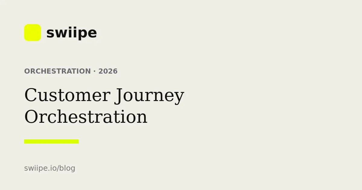 Customer Journey Orchestration adaptant la prochaine action selon le contexte et les événements du client